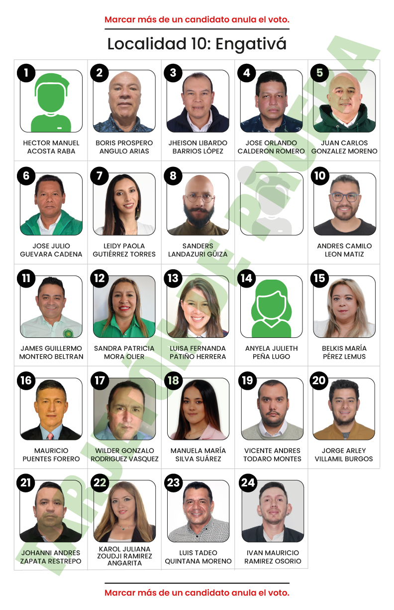 Conoce el tarjetón de la Consulta Popular Verde Image